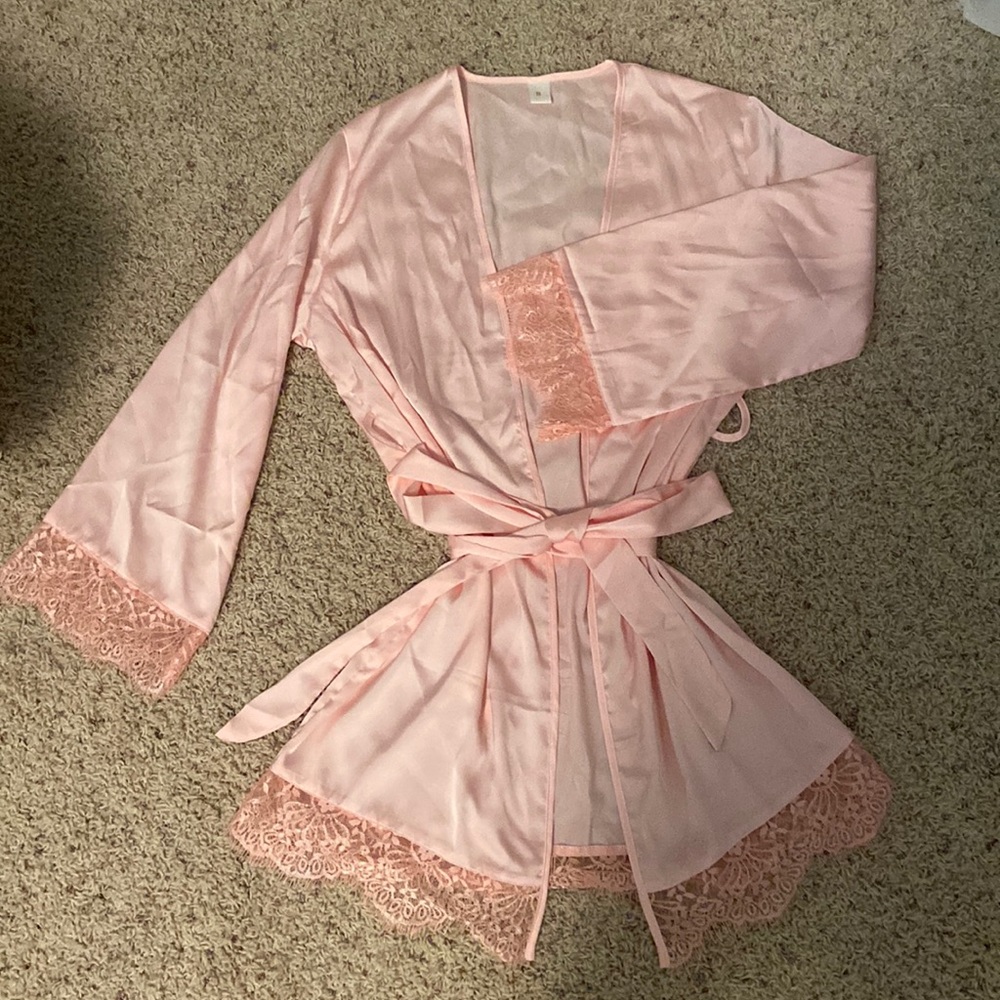 Silk robe